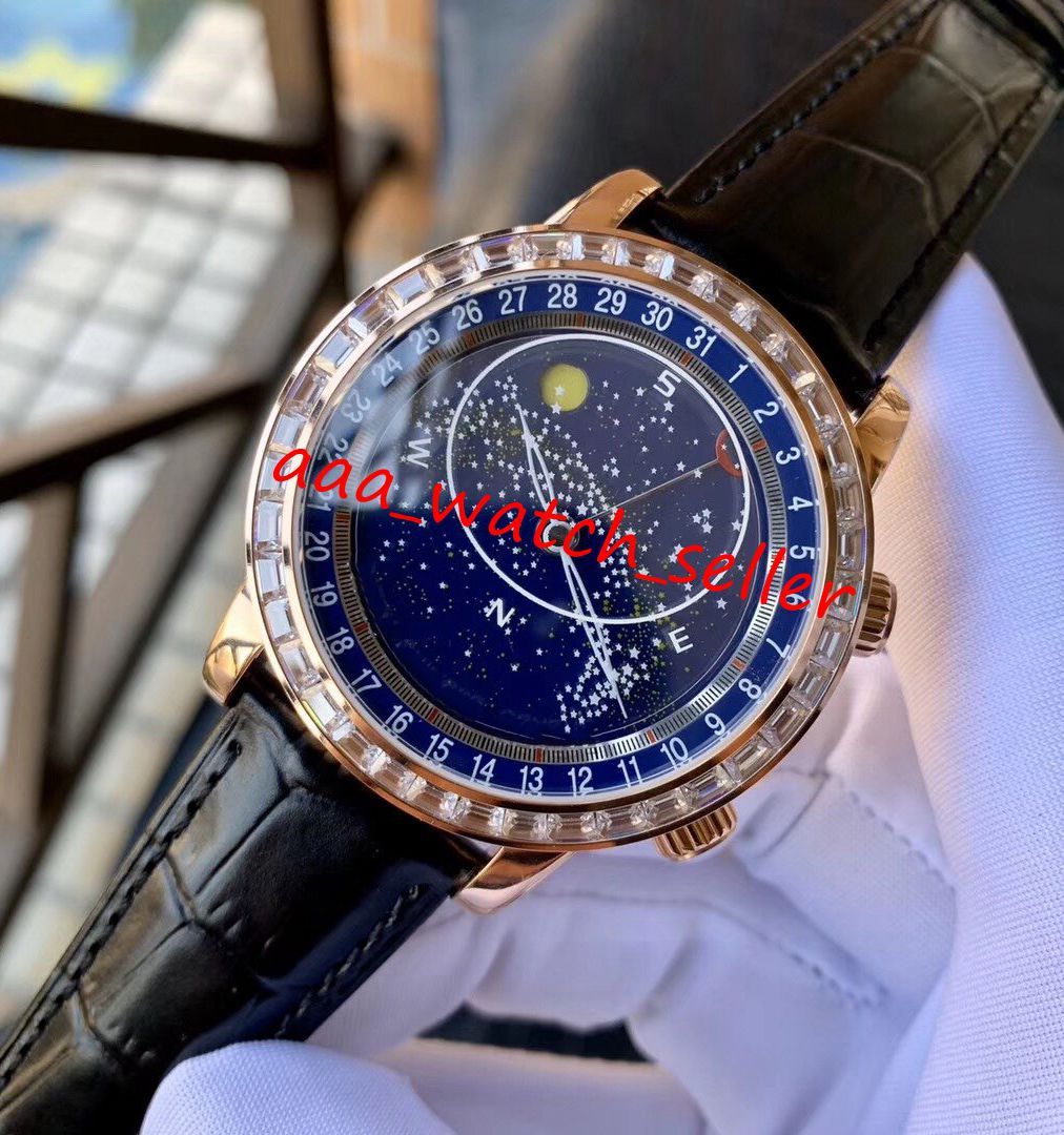 E-Blue dial Everose case Diamond bezel