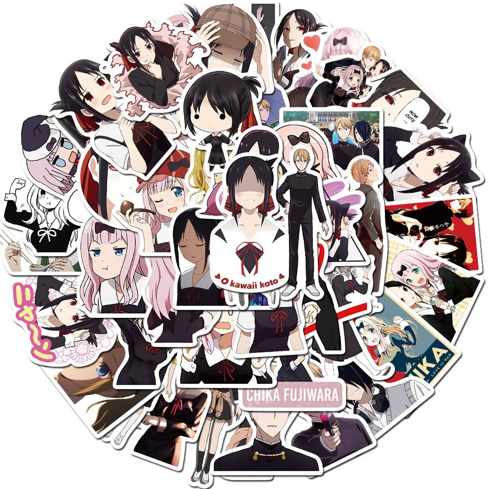 Love Is War Kaguya Sama New Anime Waterproof Stickers Graffiti For Diy Suitcase Pc Case Laptop Bicycle Skateboard Car From Victoriaport 0 81 Dhgate Com