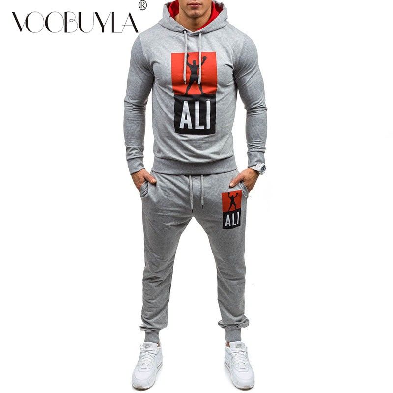 Compra Voobuyla Otoño Ropa Deportiva Para Hombre Conjunto Deportivo Conjunto  Deportivo Jogging Ropa Ropa Chándal Sudadera + Pantalones Gimnasio Traning  Fitness Set Barato | Entrega Rápida Y Calidad | Es.Dhgate