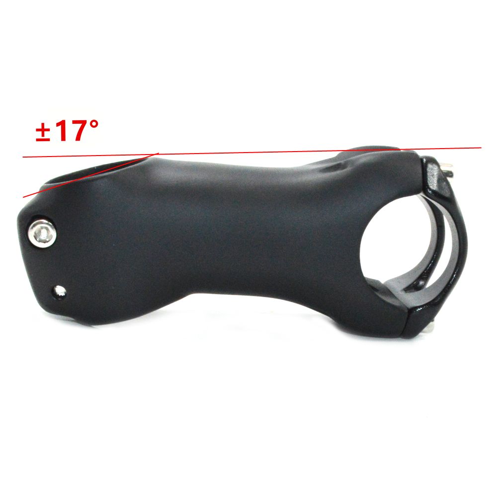 Discount 17 Degree Road Bicycle Stem Full Carbon Fiber MTB Bike Stems