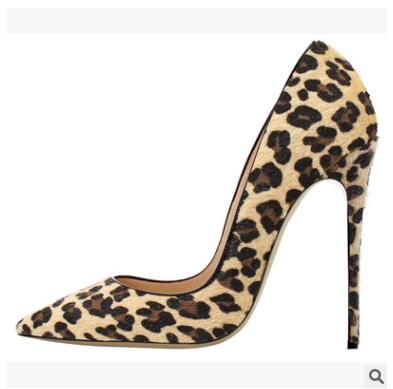 leopard print suede