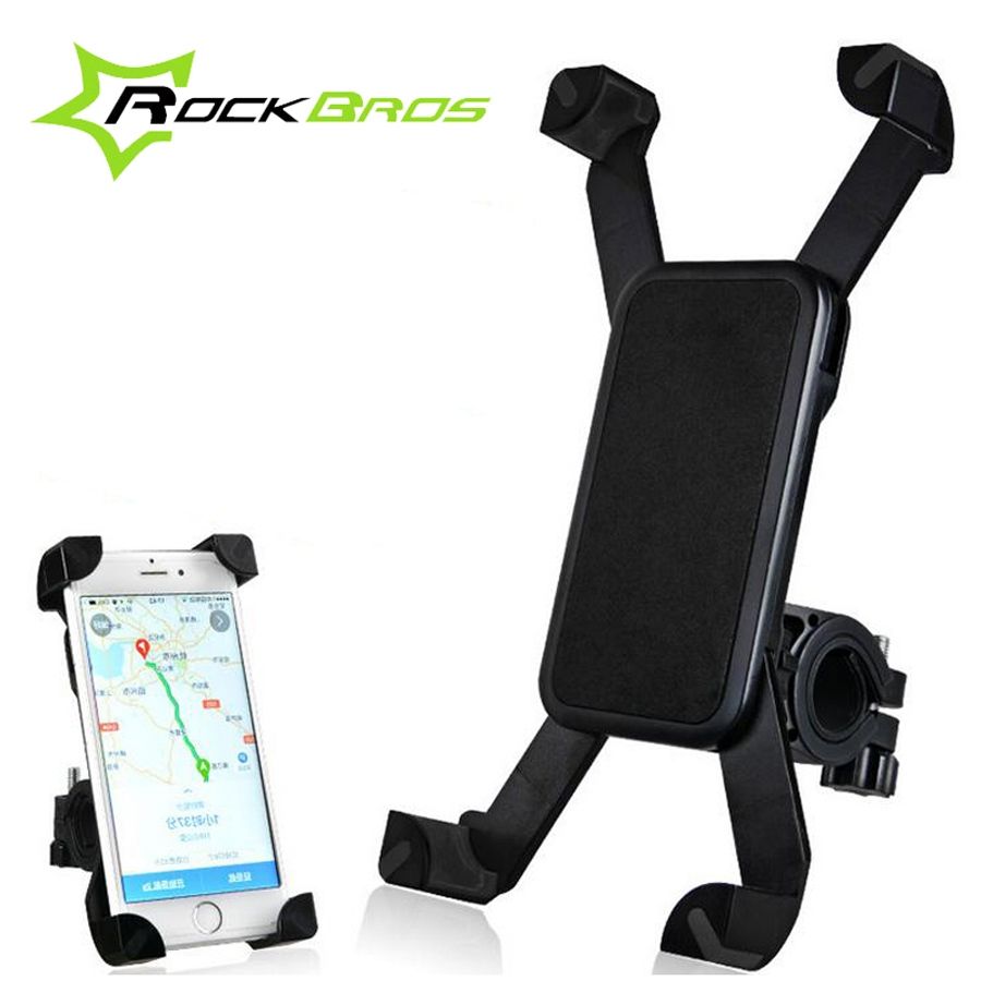 RockBros Cycling Bicycle Handlebar Phone Holder Bracket Fit 3.5-7 inch Phone