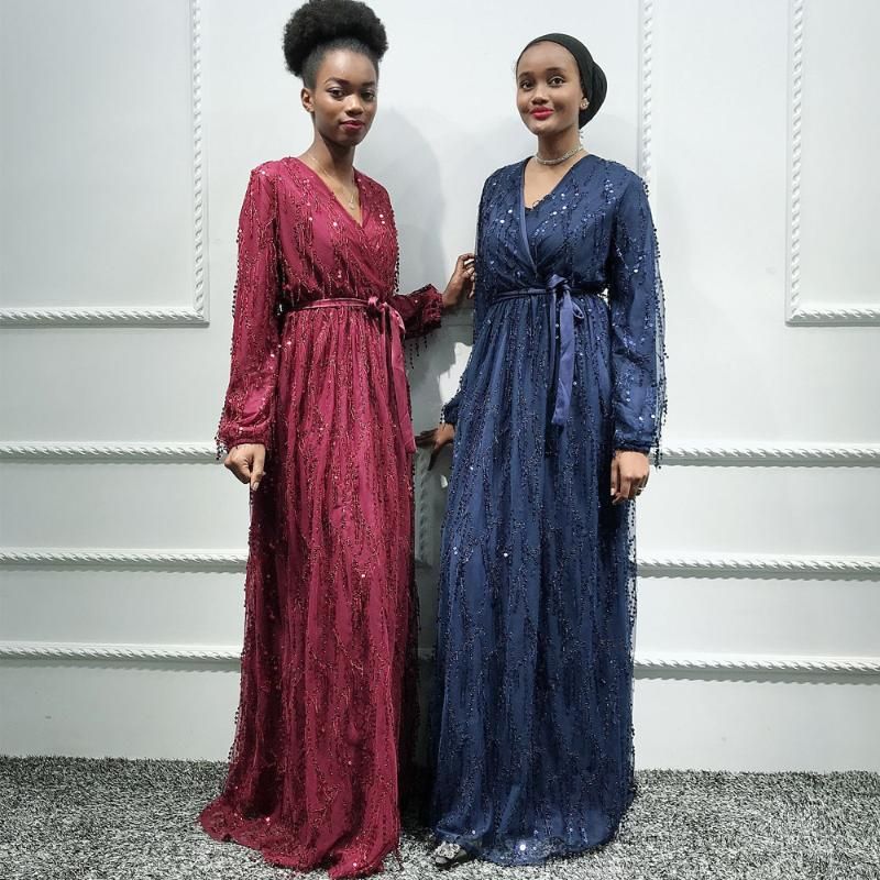 lined maxi dress