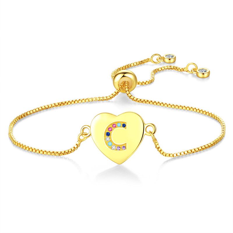 A-z Primera Letra Encanto Pulsera Cubo Circonio 8 Mm Chakra A-z Primera Letra Encanto Pulsera Cubo Circonio 8 Mm Chakra