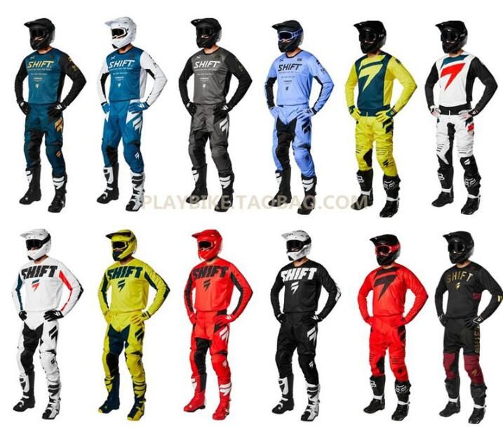 calcular espada Gama de 2020 Motocross Jersey y pantalones SHIFT bicicleta de montaña que compite con el juego Off-Road calcular espada Gama de 2020 Motocross Jersey y pantalones SHIFT bicicleta de montaña que compite con el juego Off-Road