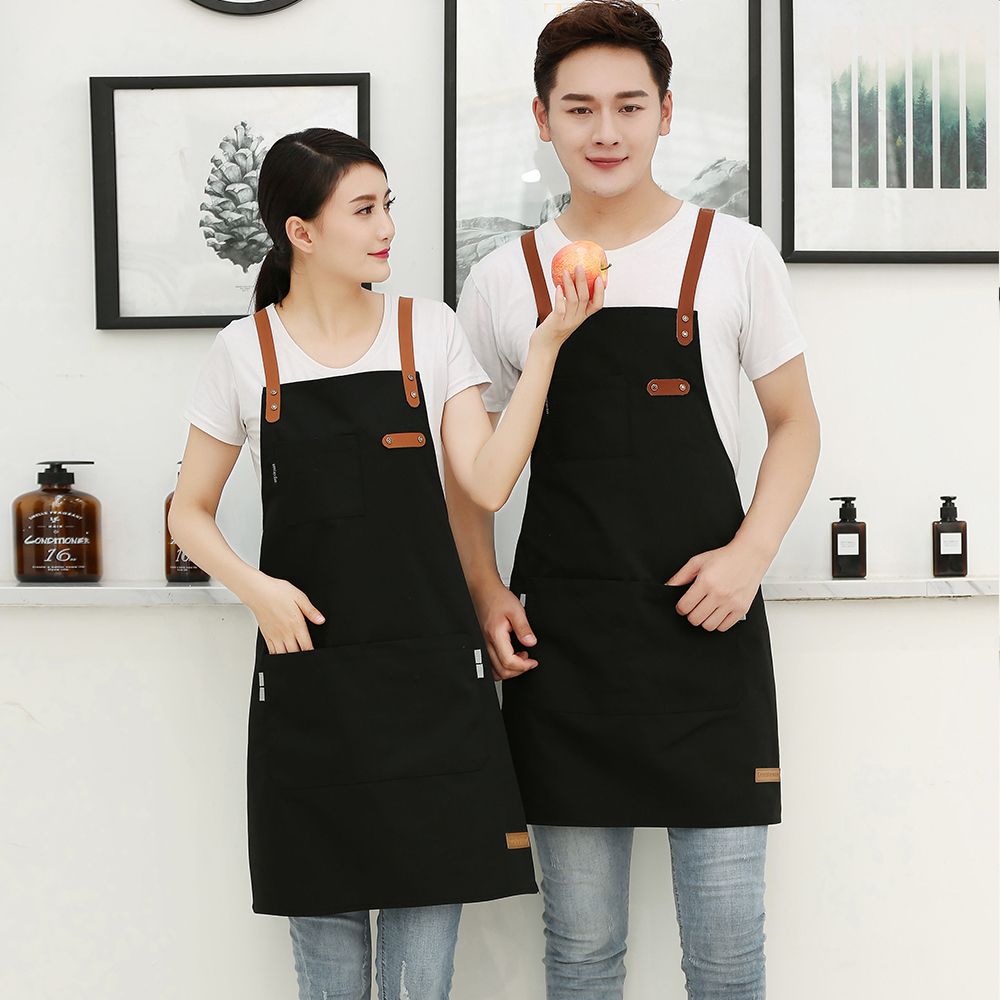 Details about   Chef Apron BBQ Bib Kitchen Cleaning Apron for Women Men Cooking Waitress 