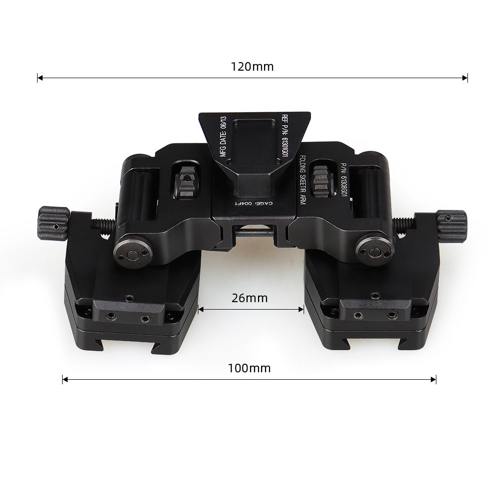 Night-Vision Goggles Stent Skip Rhino NVG Mount Folding Arms Bridge fit L4 G24 Night-Vision Goggles Stent Skip Rhino NVG Mount Folding Arms Bridge fit L4 G24
