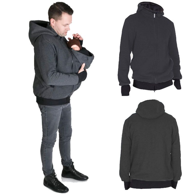 kangaroo moletom com capuz baby carrier