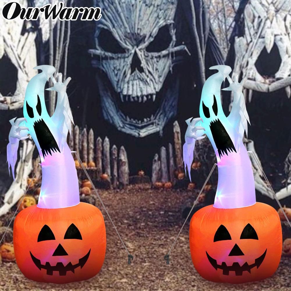 Wholesale 6ft Halloween Inflatable Pumpkin Ghost Halloween