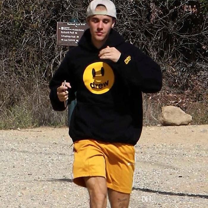 Compra Justin Bieber Drew House Sudaderas Unisex Parejas Streetwear Hombres  Gráficas Sudadera Con Capucha De Invierno De Gran Tamaño Con Capucha Escudo  HOH0337 Barato | Entrega Rápida Y Calidad | Es.Dhgate