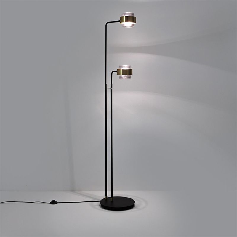 2020 Brass Luxury Floor Lamp Glass Shade Floor Lamp Good G9 Black