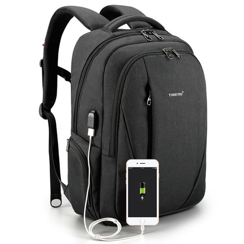 anti theft backpack usb port