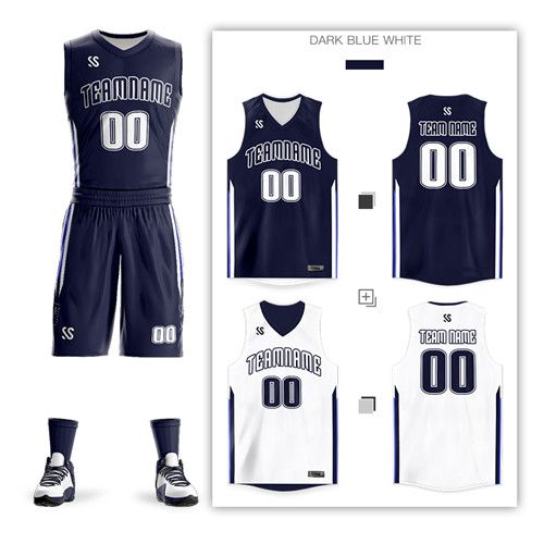 dark blue basketball jersey