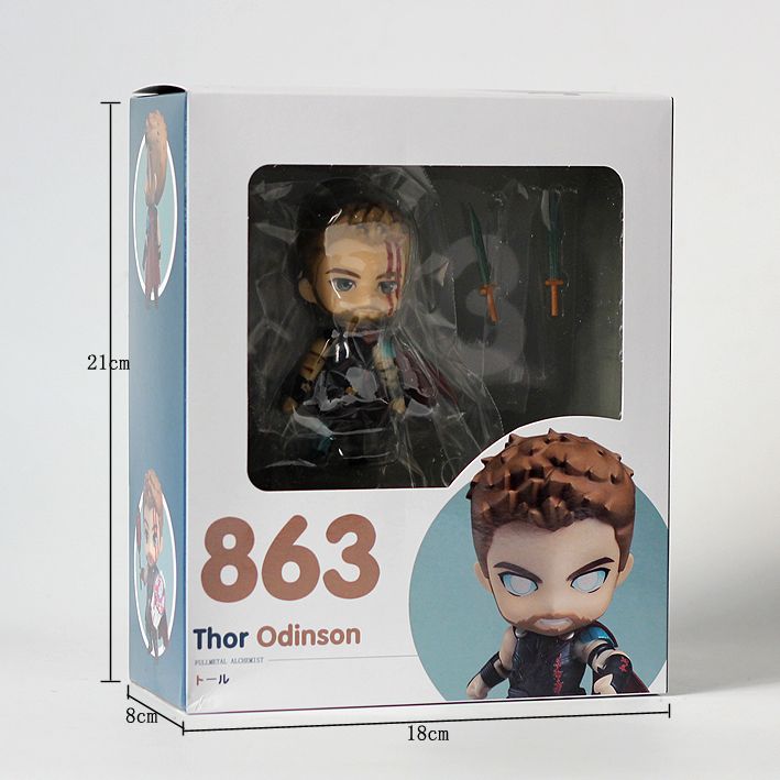 Ragnarok Thor Odinson PVC Action Figure New In Box Nendoroid 863 Thor