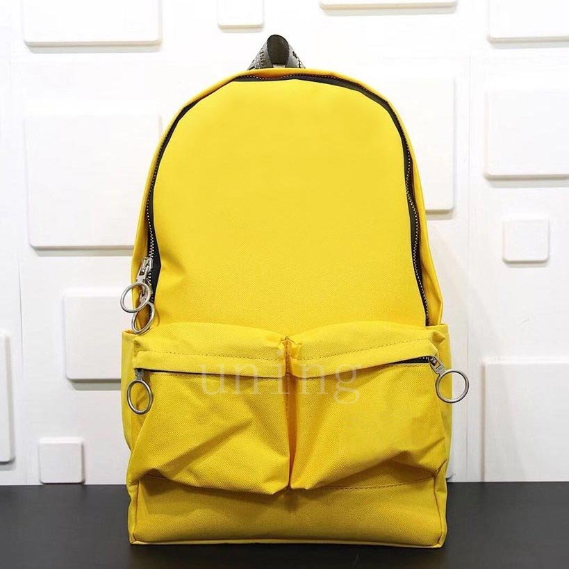 mens yellow backpack