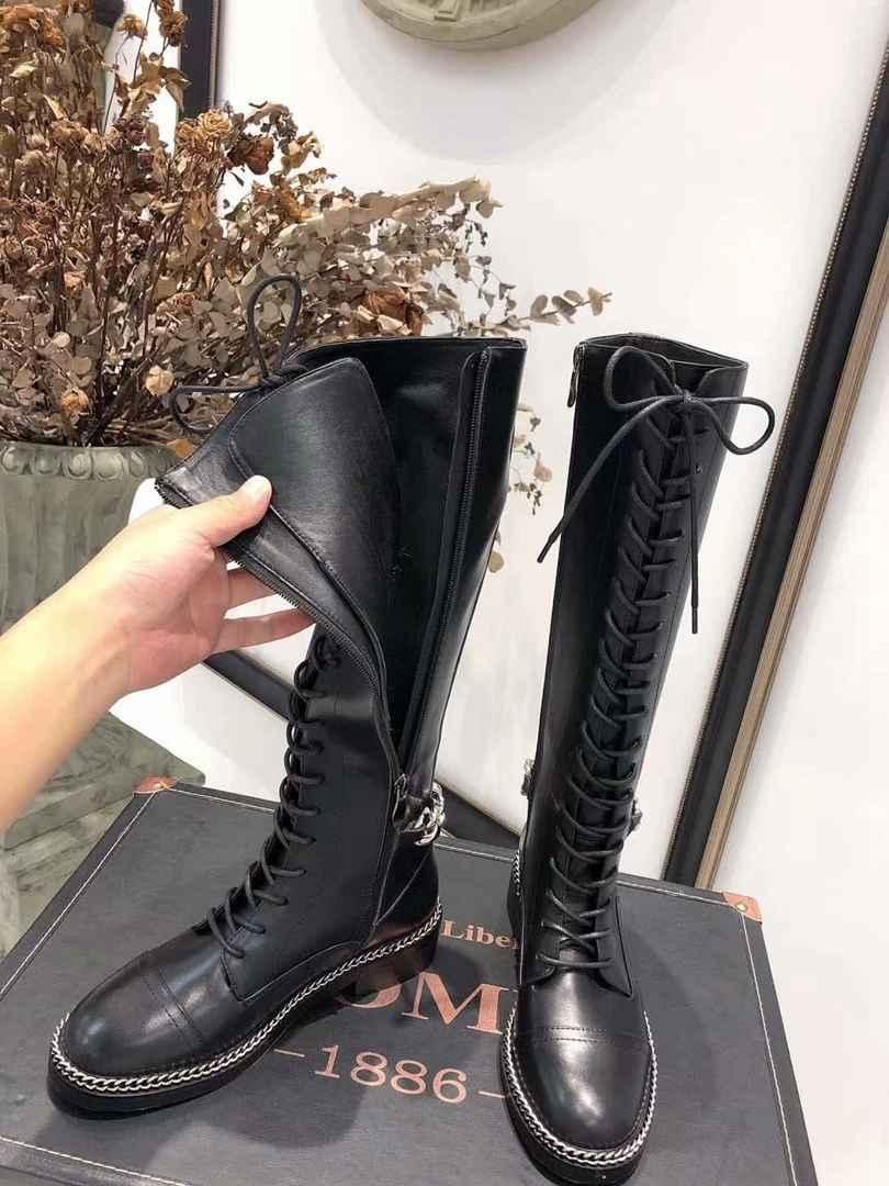 high end leather boots
