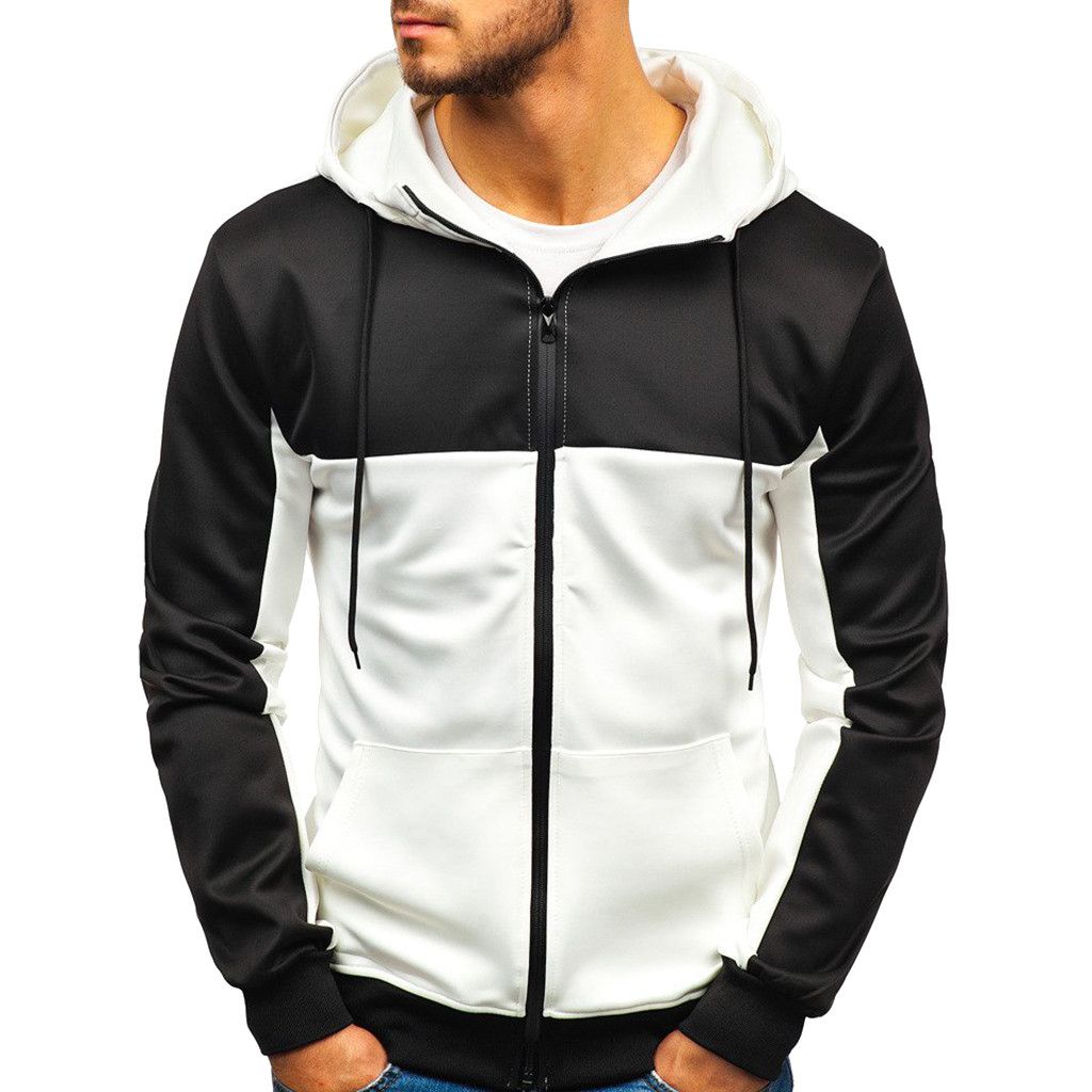 Blusas Sudadera Con Capucha De Moda Con Cremallera Para Homb Blusas Sudadera Con Capucha De Moda Con Cremallera Para Homb