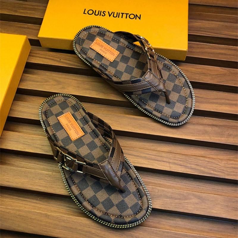 lv slippers mens price