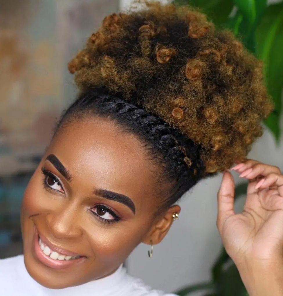 Natural afro ponytail clip in hair extension ombre highlights Kinky curly adjust drawstring blonde virgin hair Natural afro ponytail clip in hair extension ombre highlights Kinky curly adjust drawstring blonde virgin hair