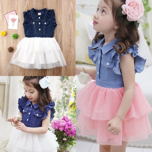 denim tutu dress baby