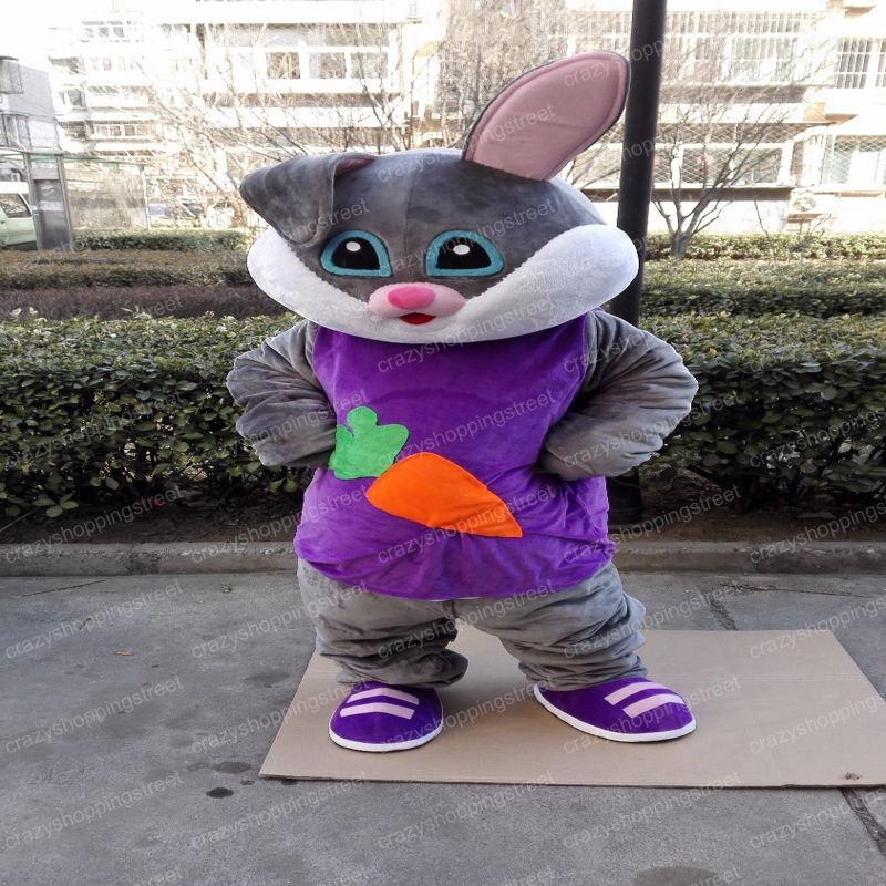 NEW Adult Male Themed Bunny Big Head Mascot Costume Animals 