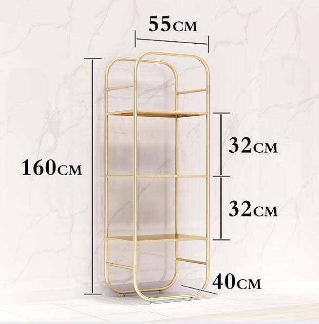 A GOLD BAG RACK