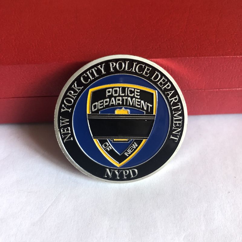 New York Police Department GoldPlated Commemorative Challenge Coin Collection PI