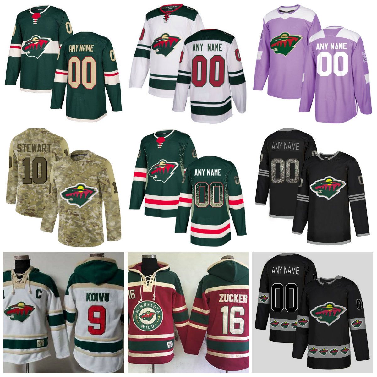 minnesota wild camo jersey
