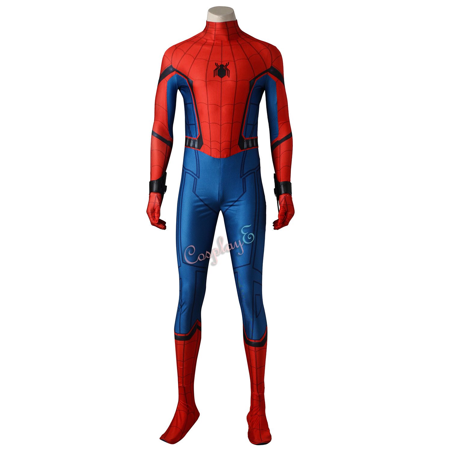 El hombre araña del traje de Spider-Man: Homecoming Cosplay Peter Parker  conjunto completo Shade 3D