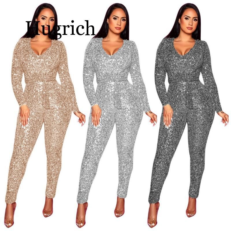 sequin skinny jumpsuit