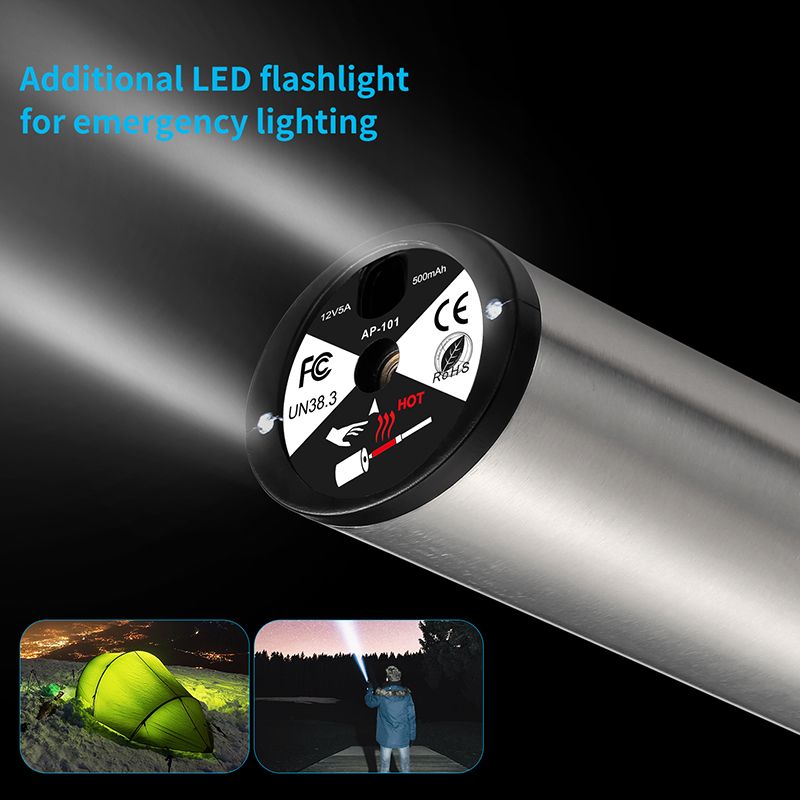 Gonfleur de pneu portatif avec LED - Livraison Gratuite – confort