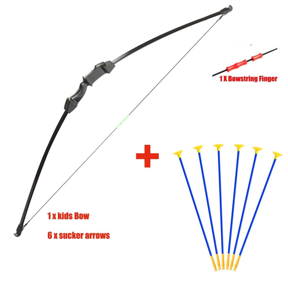Discount Archery Kids Bow And Arrow Set Game Outdoor Sports Knock Down Long Bow Toy Bow With 24 Inch Fiberglass Sucker Arrow Best Gift From China Dhgate Com