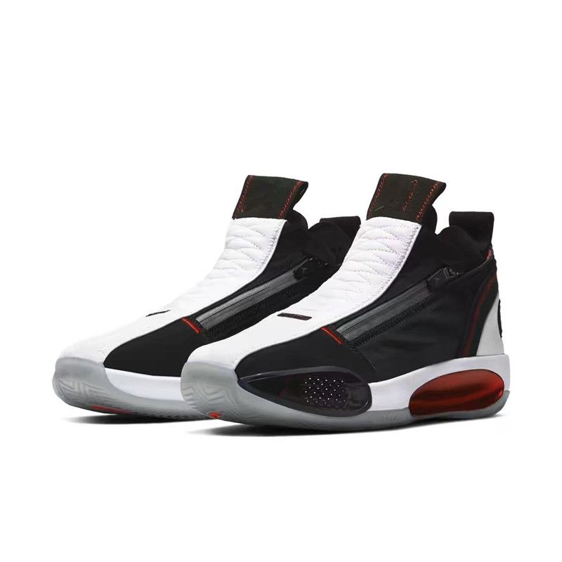 Compre O Melhor E O Mais Recente Gênero Jumpman XXXIV 34s SE All Star Couro  Acolchoado Shrouds Tênis De Basquete 34 Branco Preto Raiva Homens Verdes  Calçado Desportivo De Alta Qualidade Com
