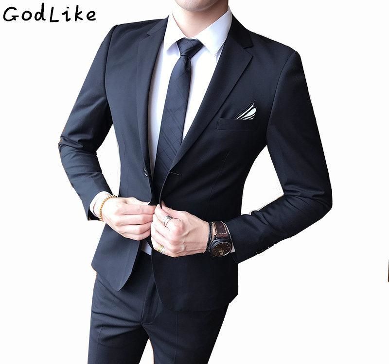 dark business suit