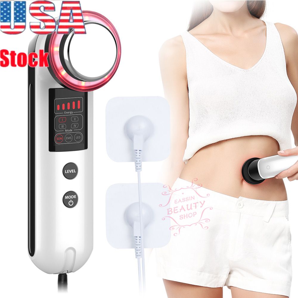 3IN1 Weight Loss Ultrasonic EMS Electric Massager Vedio Microcurrent