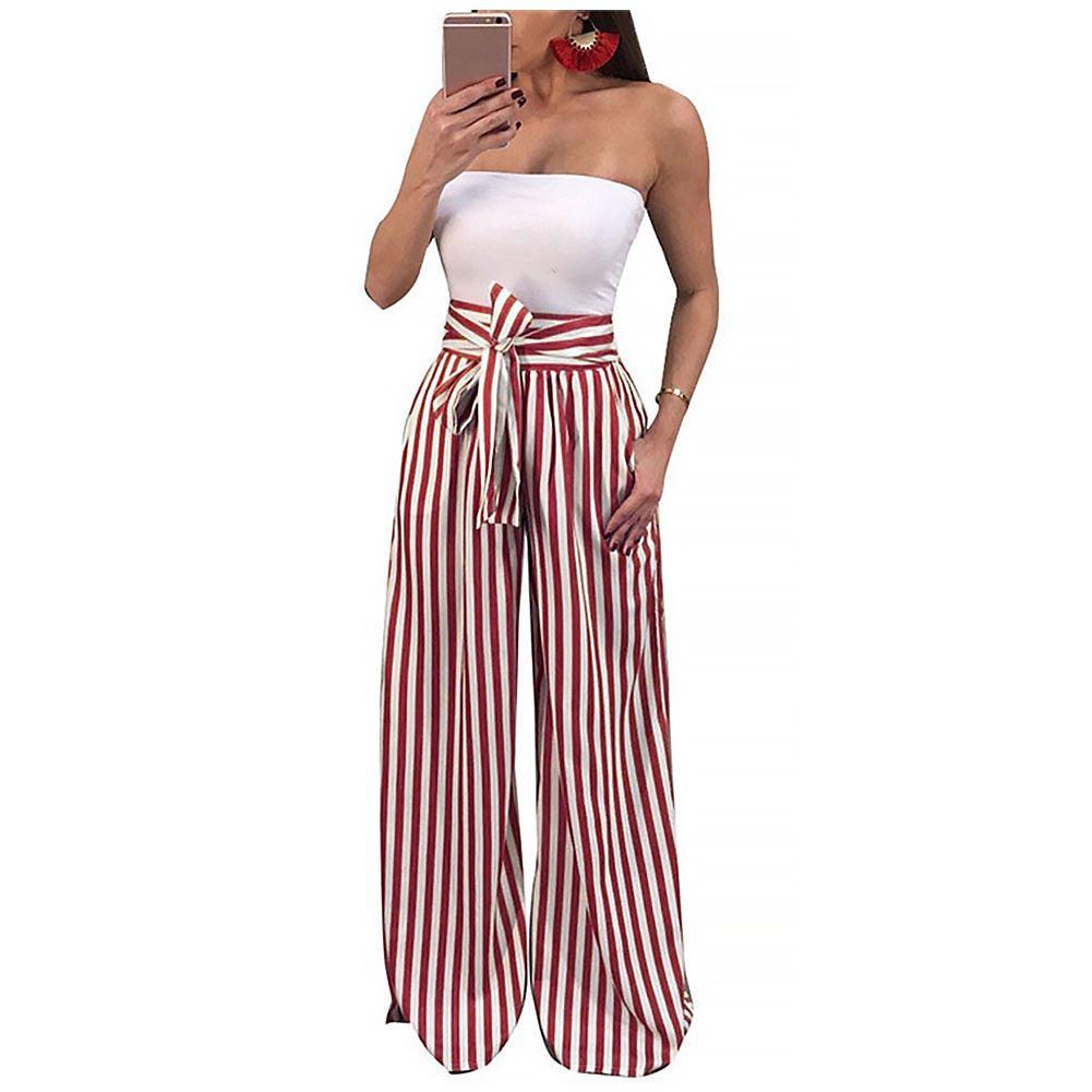 Women Summer Wide Leg Pants Fabala Lace 