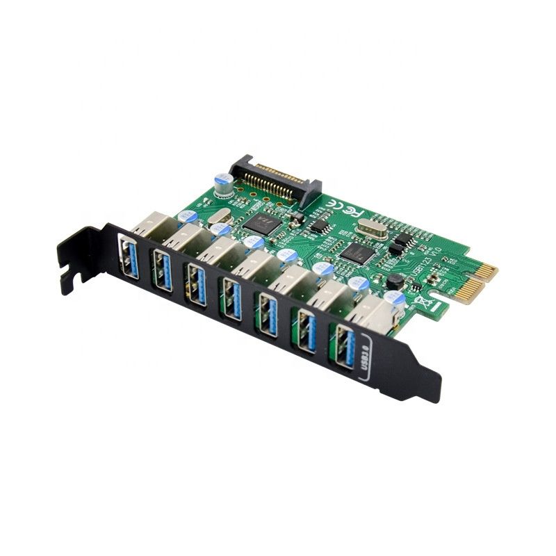 Pci E Usb 3 0 Expansion Card 7 Port Usb 3 I Express Expansion Card Pcie Usb3 0 To Pcie Adapter Converter Sata Power Supply From Shenzhenhd 23 22 Dhgate Com Pci E Usb 3 0 Expansion Card 7 Port Usb 3 I Express Expansion Card Pcie Usb3 0 To Pcie Adapter Converter Sata Power Supply From Shenzhenhd 23 22 Dhgate Com