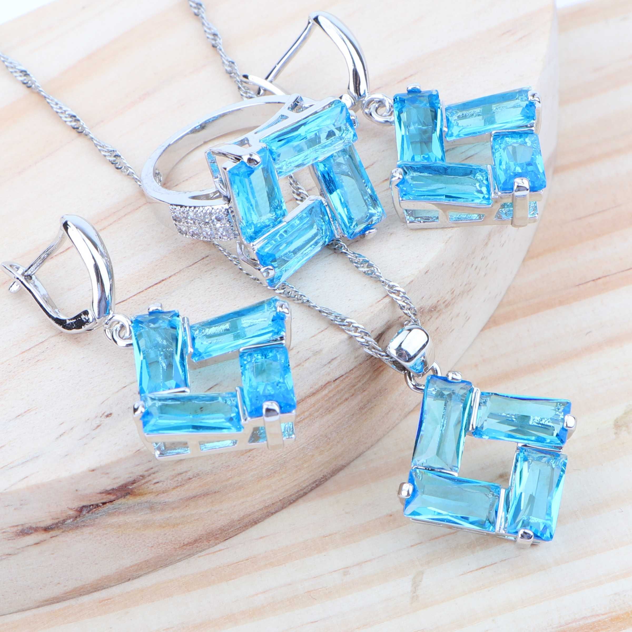 light blue costume jewelry