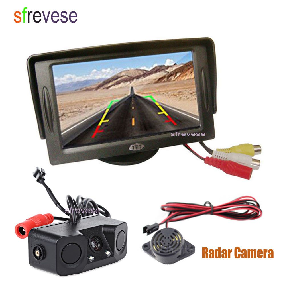 4.3 Pulgadas Coche Espejo Retrovisor Digital TFT LED monitor de color Honda Subaru Suzuki