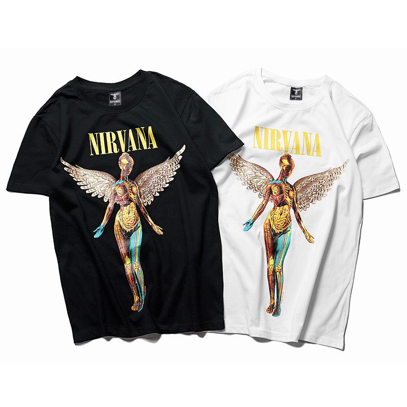 camisetas de nirvana para hombre