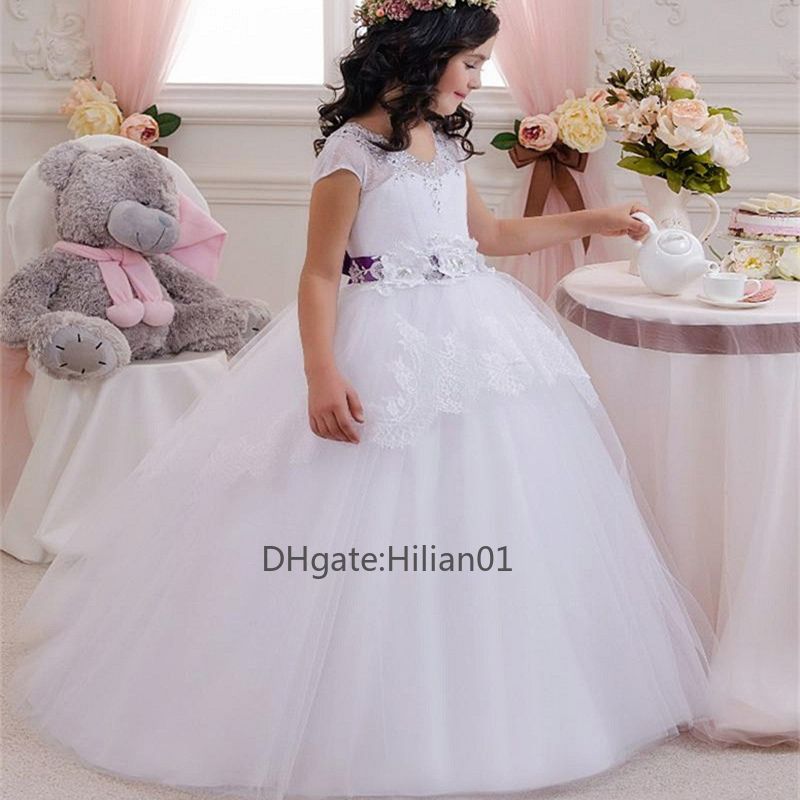 elegant flower girl dress