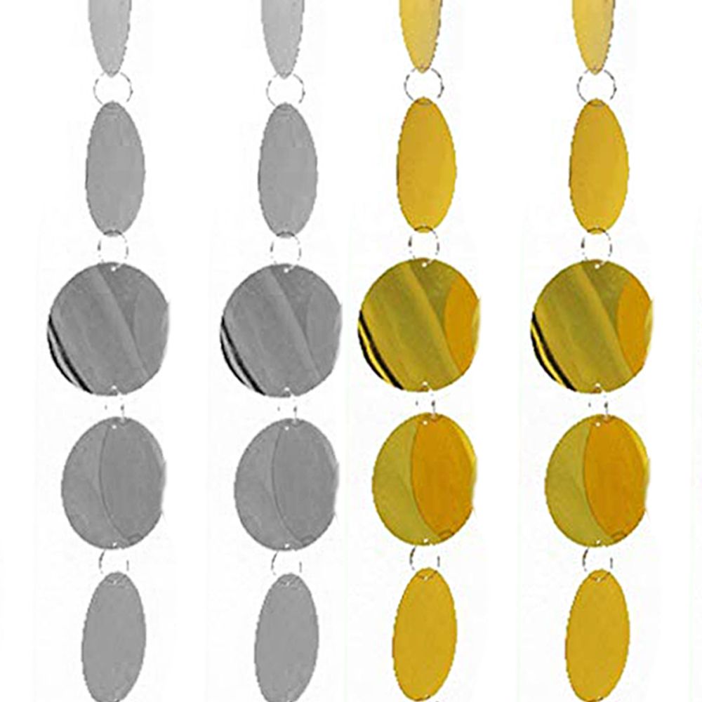 Compre Bricolaje Decoracion Del Hogar Cortinas Pvc Lentejuelas Oro