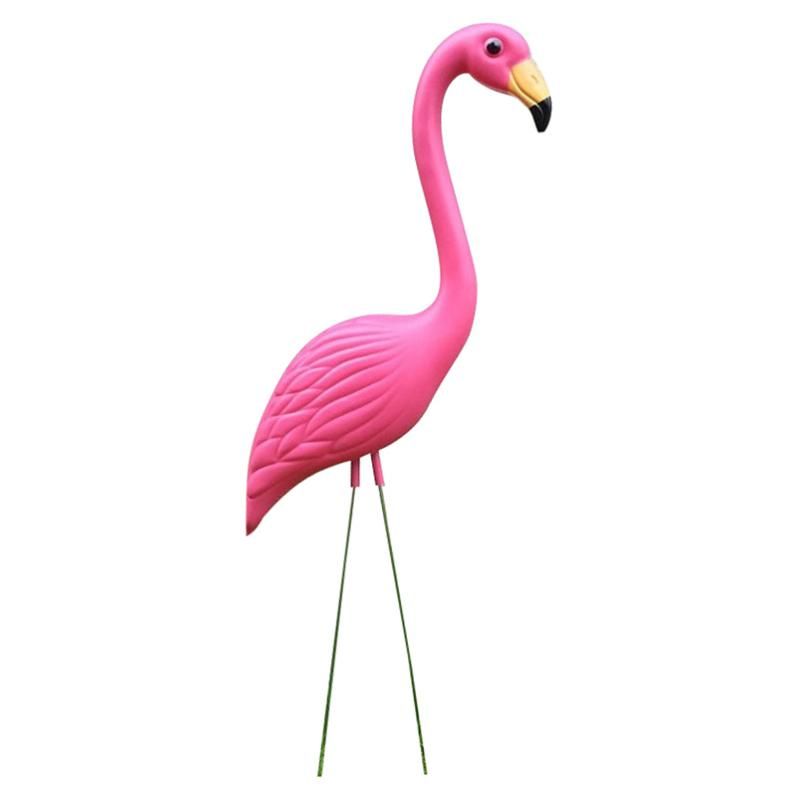 Bird Flamingo Lawn Figurine Garden Patio Grassland Ornament Party Fence Decor