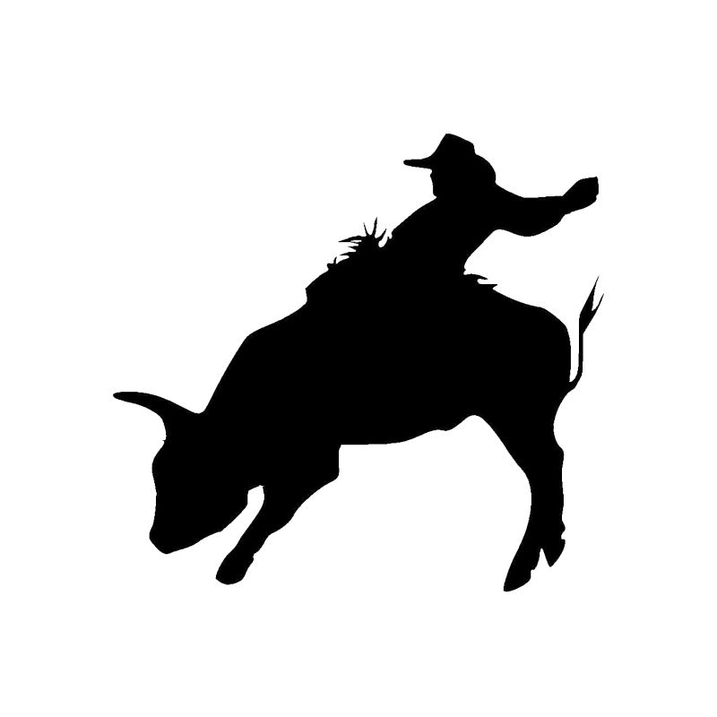 Compre 14 7 13 8 Cm Interessante Passeio Selvagem Bull Decor Cowboy Aptidao Maratona Corredores Motocicleta Vinyl Etiqueta Do Carro Silhueta De Xymy777 11 98 Pt Dhgate Com