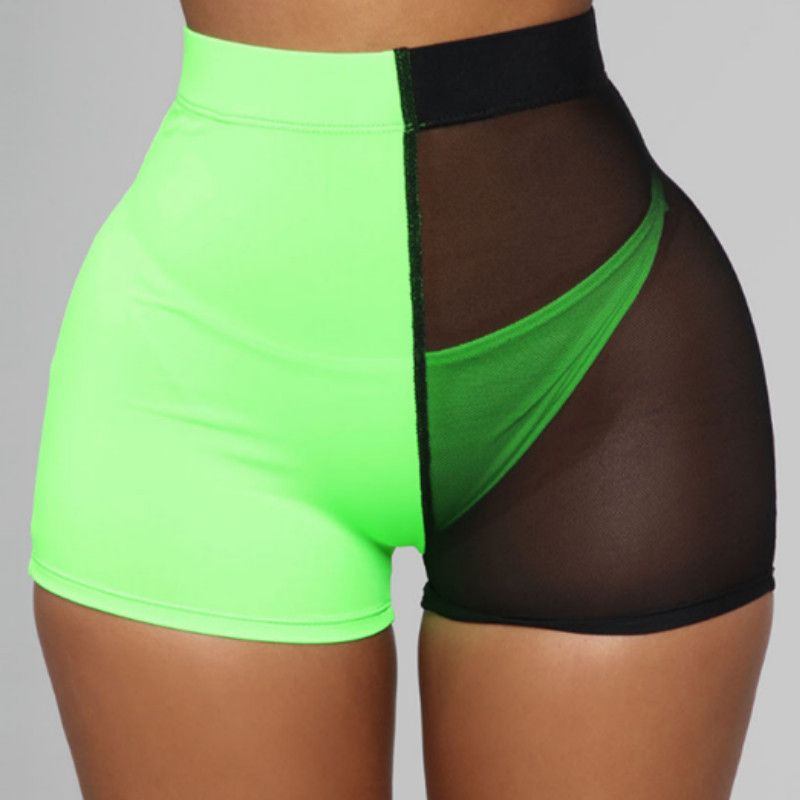 high waisted hot yoga shorts