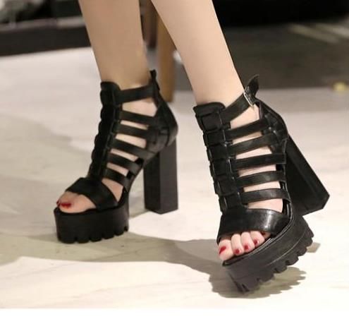 sandale talon plateforme
