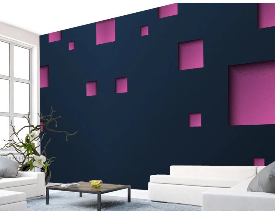 wallpaper for walls 3 d for living room Personalized blue box wallpapers background wall paper decoration wallpaper for walls 3 d for living room Personalized blue box wallpapers background wall paper decoration