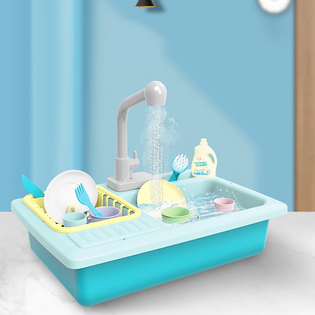 children's play sink with running water