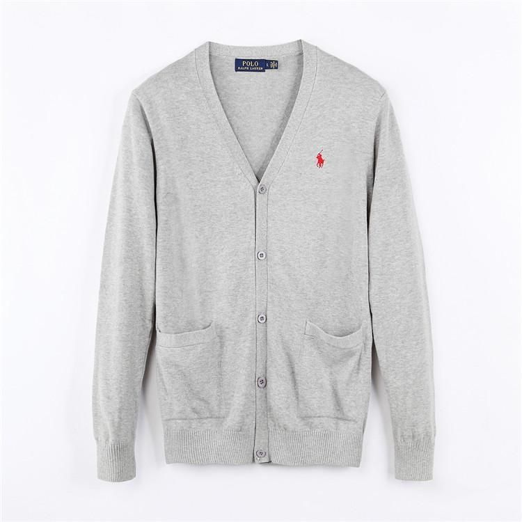 polo cardigan sweater