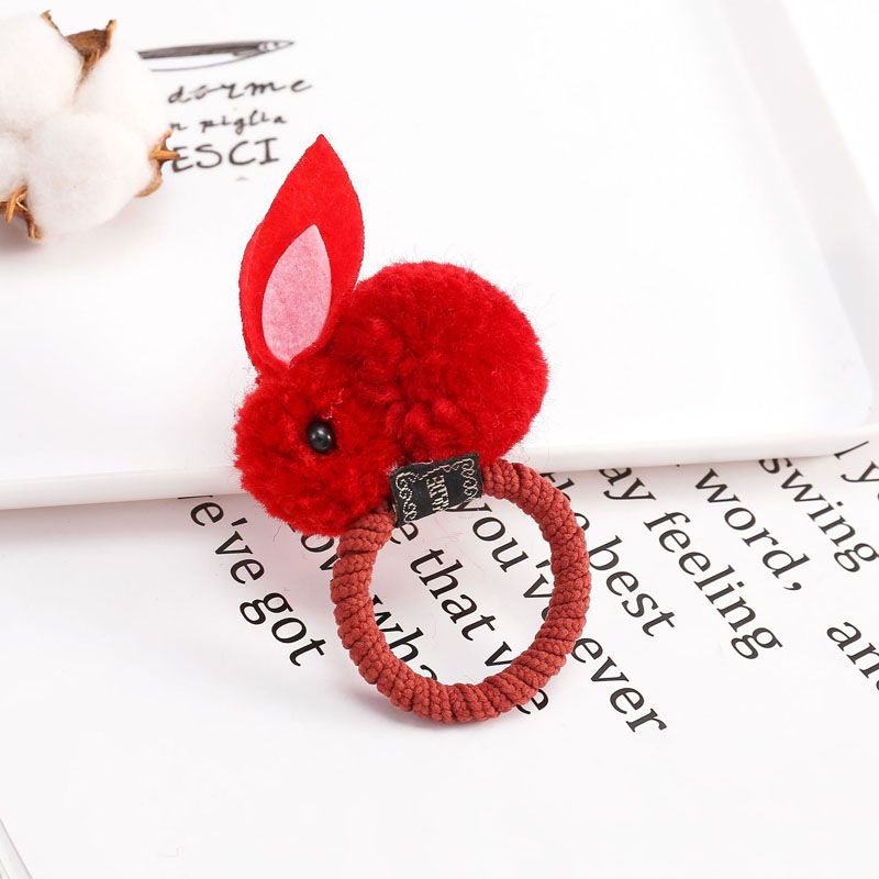 Anillo De Pelo De Conejo Lindo Ins Tocado De La Red De Corea Anillo De Pelo De Conejo Lindo Ins Tocado De La Red De Corea
